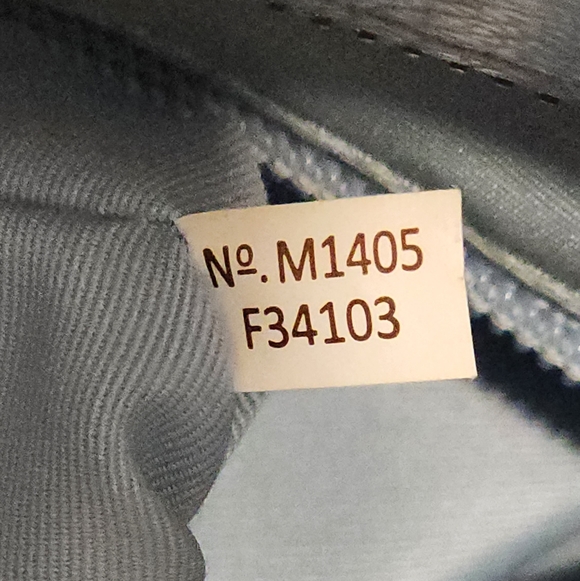 🌷Y2K Authentic Coach Street Zip Tote in Crossgrain Light Blue Leather🌸 - Picture 8 of 12